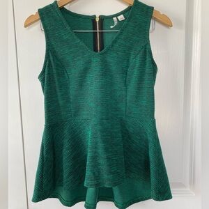 ELLE Brand Sleeveless Peplum Top